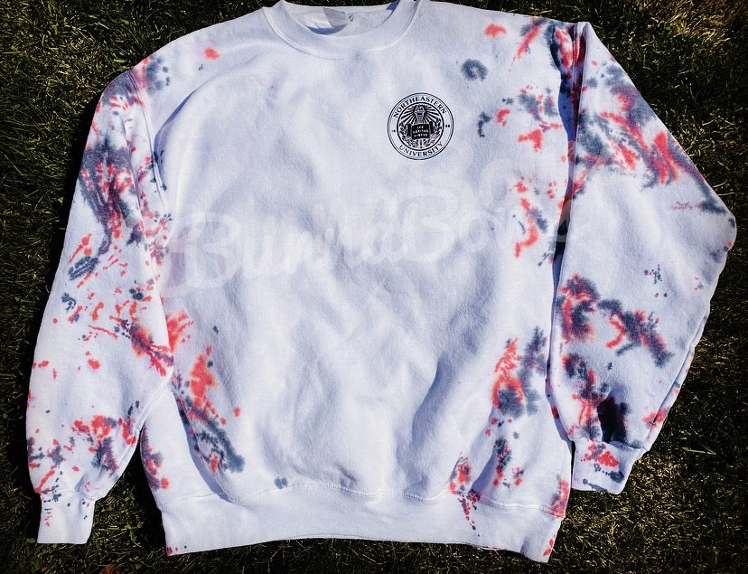 Tie dye college sweatshirts sale